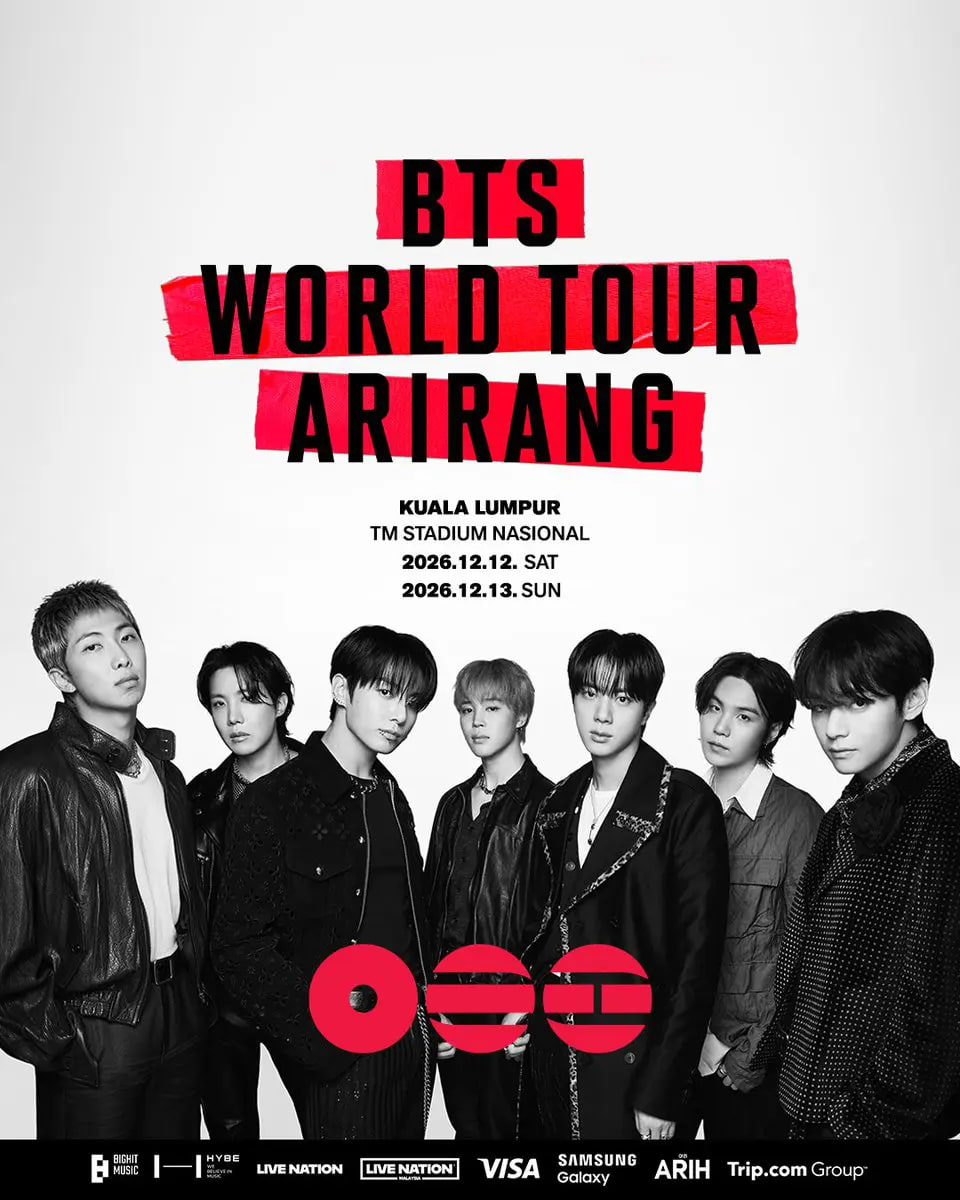 BTS ARIRANG WORLD TOUR in Kuala Lumpur