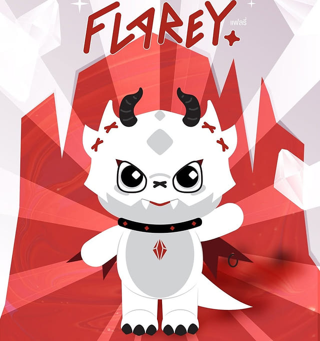 Flarey (แฟลรี่) · mascot JASP.ER