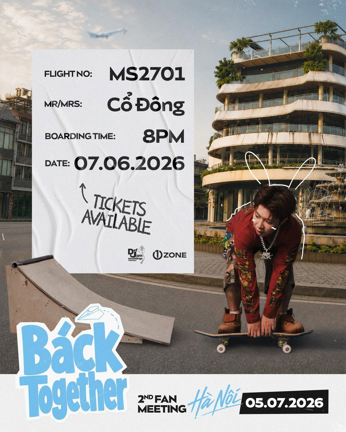 Poster MASON NGUYỄN 2ND FAN MEETING “BÁCK TOGETHER”