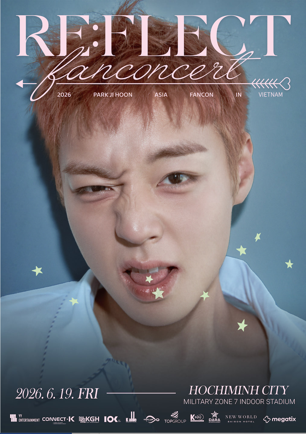 Poster 2026 PARK JI HOON ASIA FANCON [RE:FLECT] IN VIETNAM – HOCHIMINH CITY