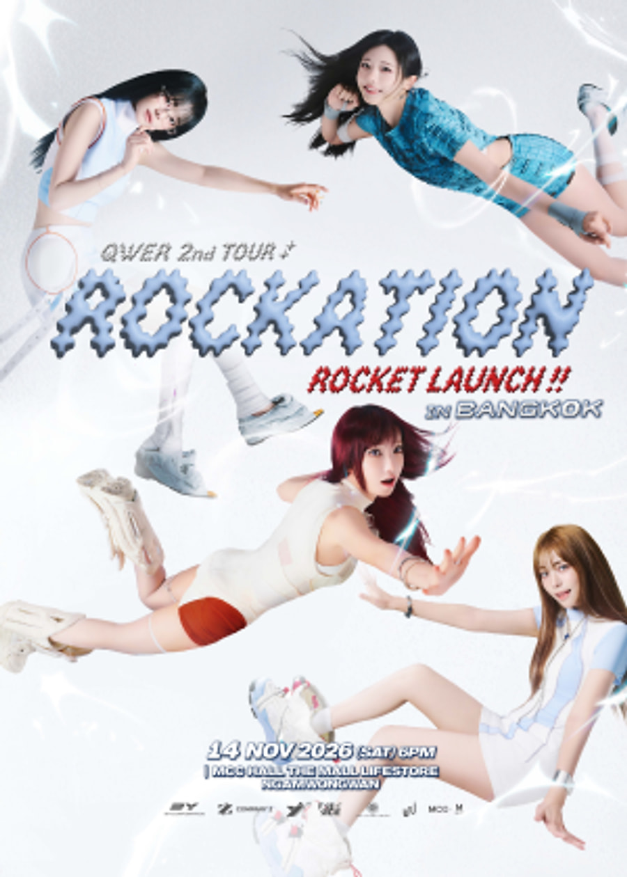 Poster QWER 2nd TOUR < ROCKATION : ROCKET LAUNCH!! > IN BANGKOK