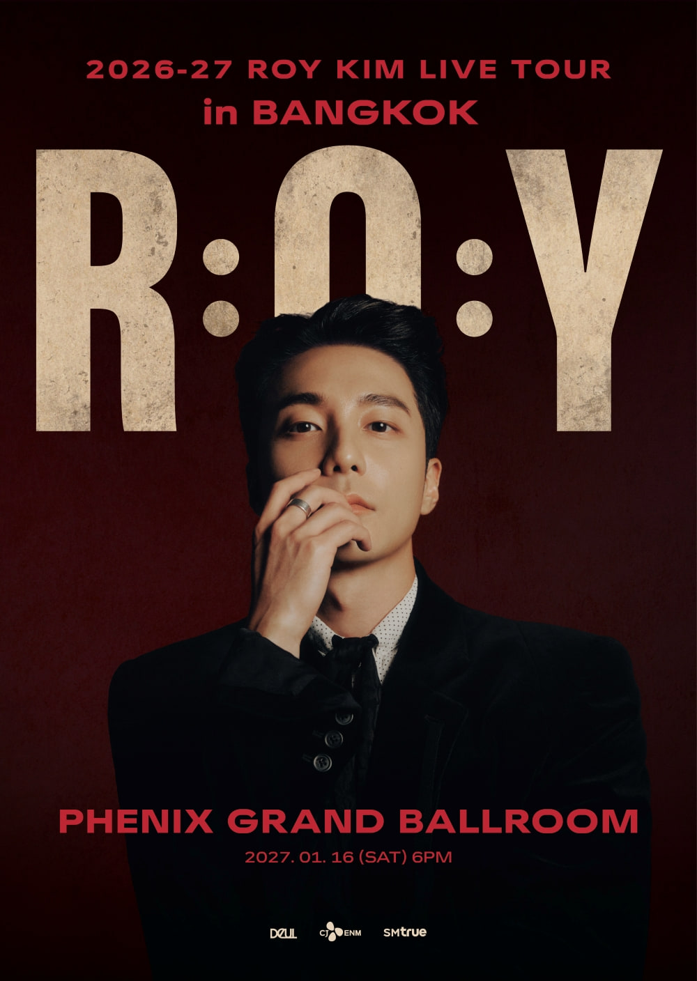 Poster 2026-27 ROY KIM LIVE TOUR [R:O:Y] in BANGKOK