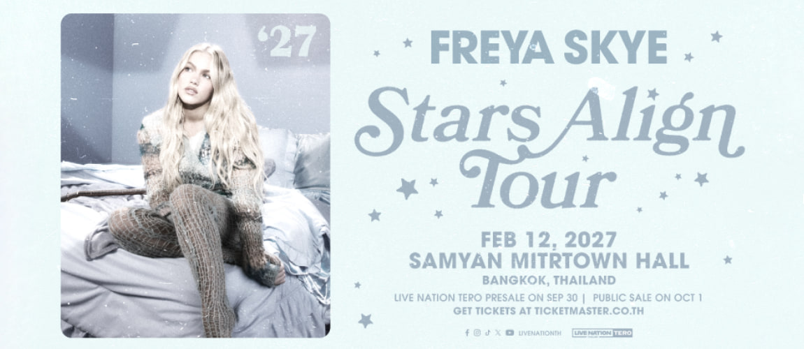 Poster Freya Skye - Stars Align Tour in Bangkok