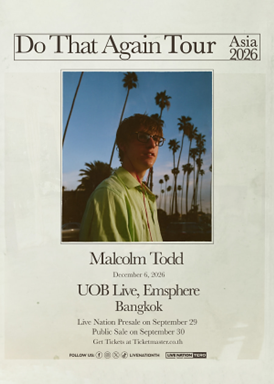 Poster Malcolm Todd: Do That Again Tour in Bangkok