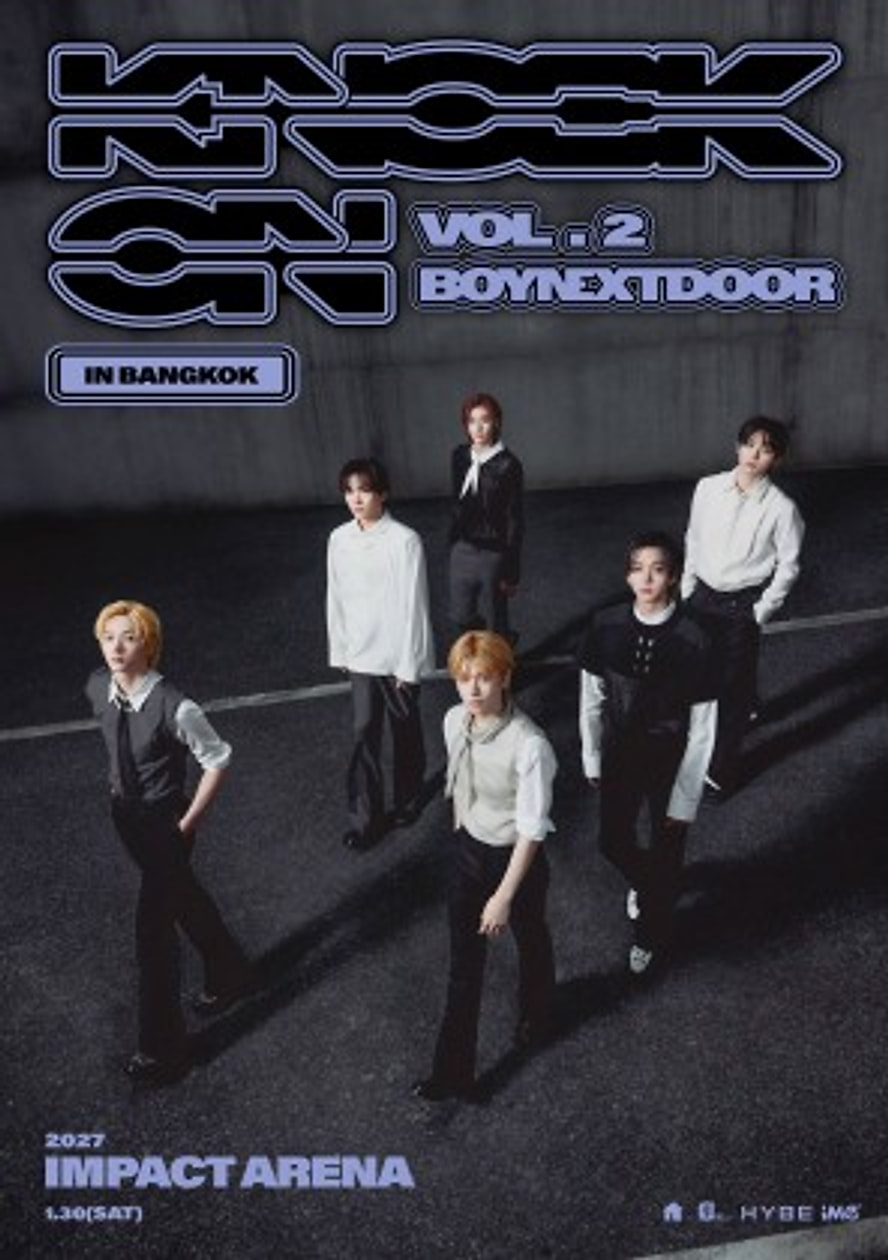 Poster BOYNEXTDOOR TOUR 'KNOCK ON Vol.2' IN BANGKOK