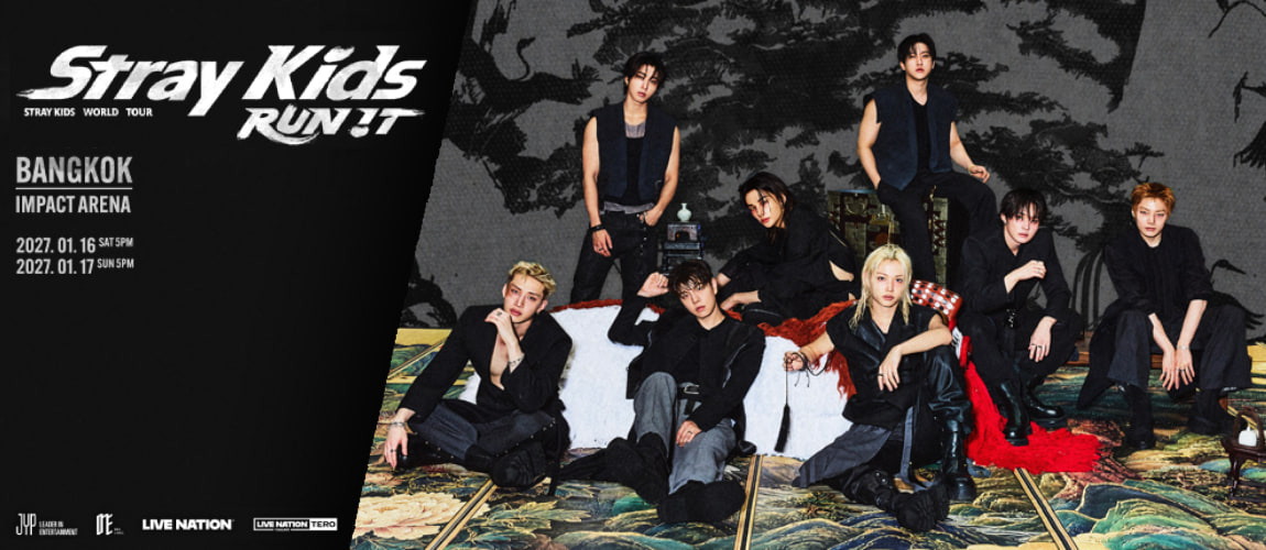 Poster STRAY KIDS WORLD TOUR < RUN IT BANGKOK >